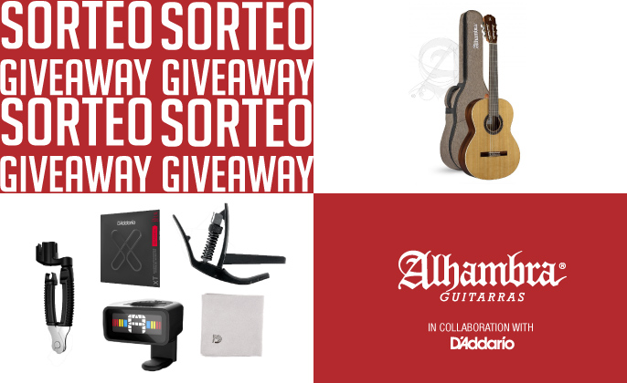 2021 CHRISTMAS PRIZE DRAW RULES: ALHAMBRA GUITAR 1C HT + D'ADDARIO PACK