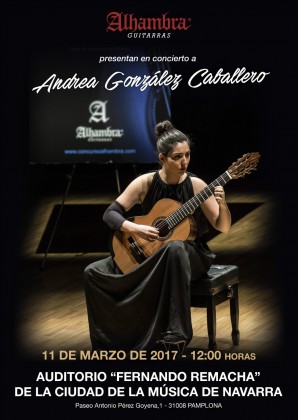 Concert and Master class by Andrea González in Pamplona