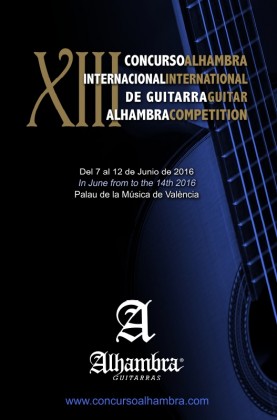 Concurso Internacional de Guitarra Alhambra 2016