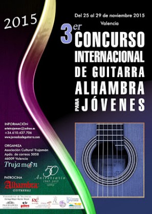 Concurso Internacional de Guitarra para Jóvenes Alhambra 2015