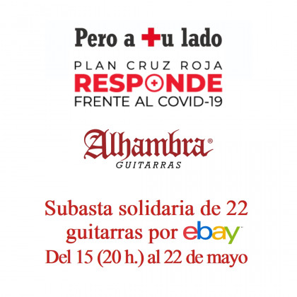 Guitarras Alhambra se suma a la acción “Cruz Roja Responde”