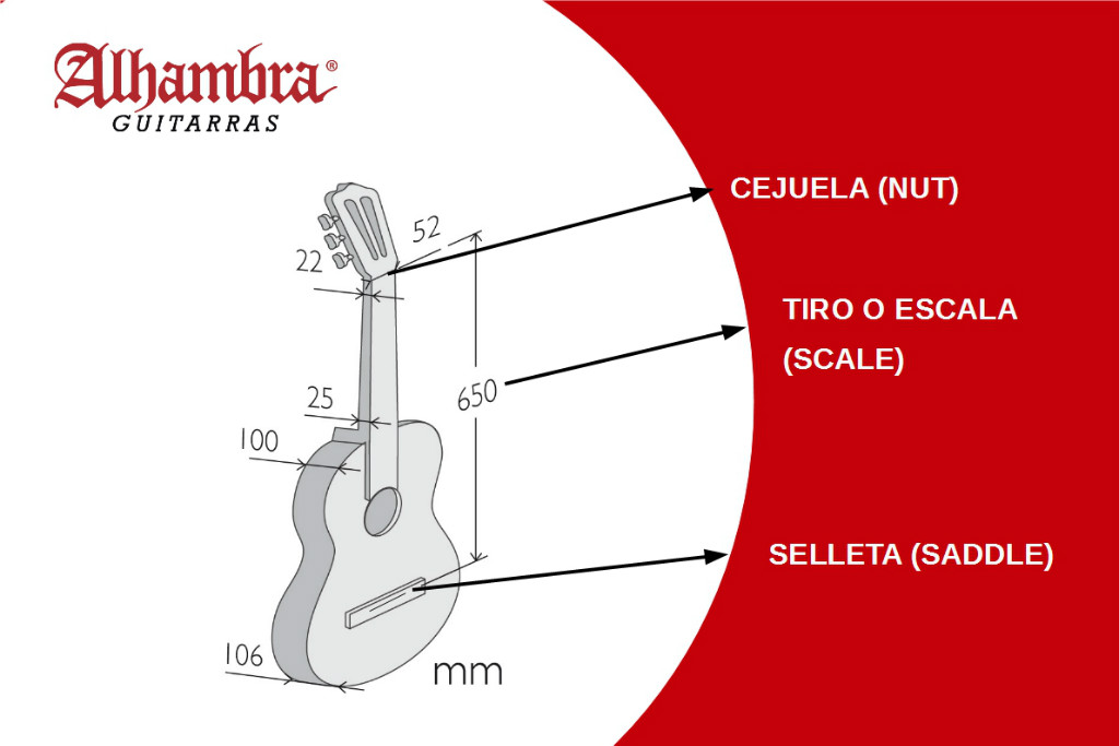 Opinión Pogo stick jump Frontera El guitarrista y las dimensiones de la guitarra española | Guitarras  Alhambra